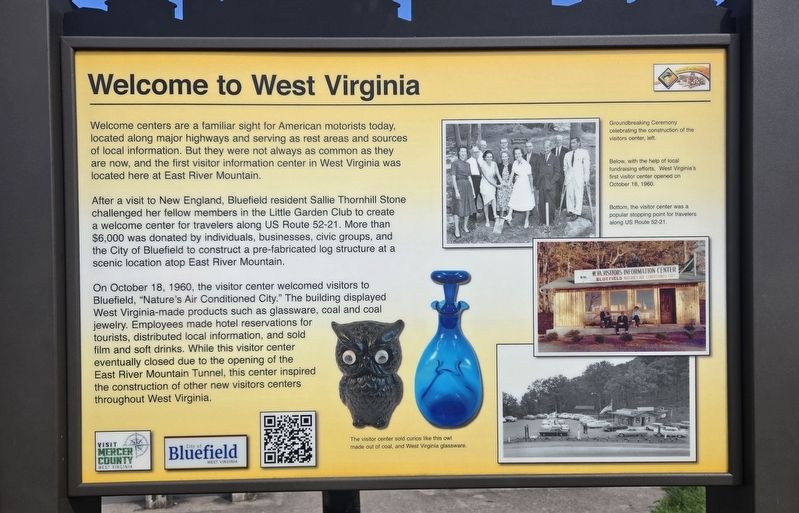 Welcome to West Virginia Marker image. Click for full size.