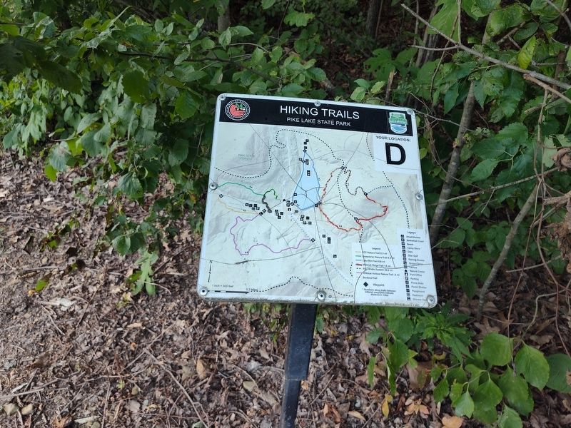 You Are On The Buckeye Trail Marker image. Click for full size.