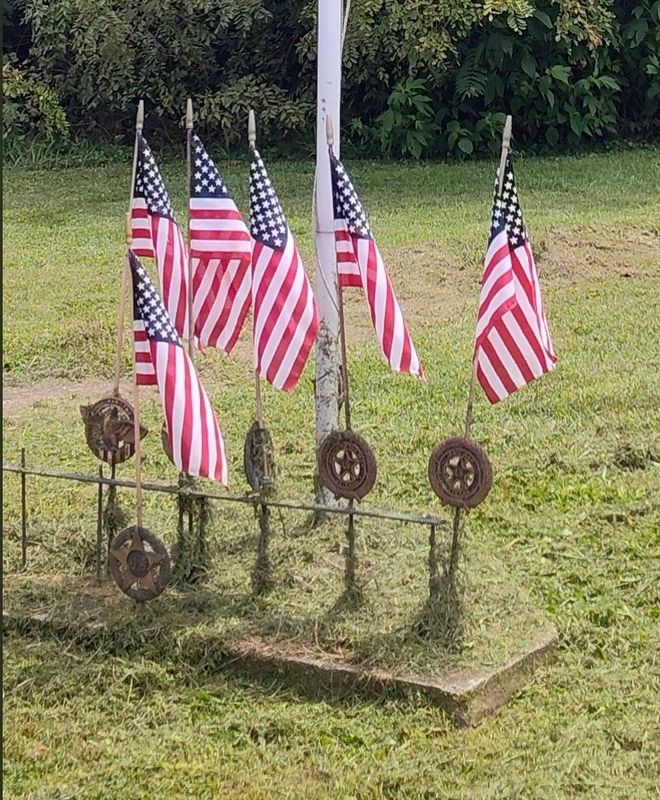 Omega Cemetery Veterans Memorial Marker image. Click for full size.