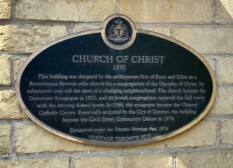 Church of Christ (1891) Marker image. Click for full size.