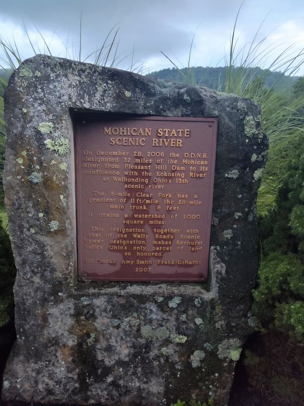Mohican State Scenic River Marker image. Click for full size.