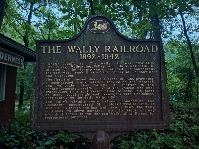 The Wally Railroad Marker. Click for full size. The Wally Railroad Marker image. Click for full size.