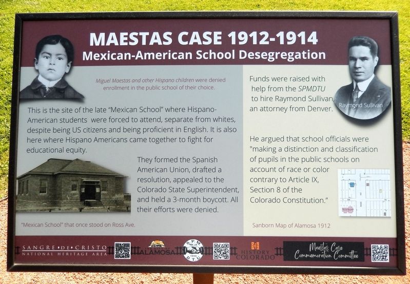 Maestas Case 1912-1914 Marker (<i>left panel</i>). Click for full size. Maestas Case 1912-1914 Marker (<i>left panel</i>) image. Click for full size.