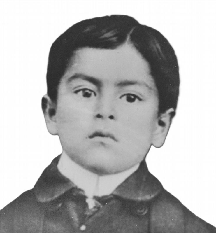 Marker detail: Miguel Maestas. Click for full size. Marker detail: Miguel Maestas image. Click for full size.