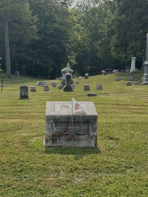 Lewis Gates Post Marker. Click for full size. Lewis Gates Post Marker image. Click for full size.