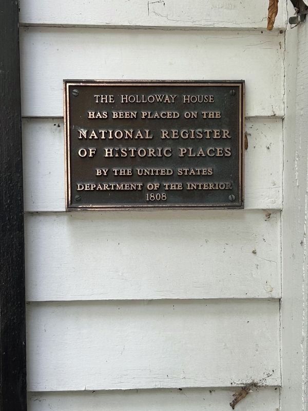 The Holloway House Marker. Click for full size. The Holloway House Marker image. Click for full size.
