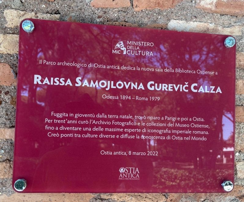 Raissa Samojlovna Gurevi& Marker image. Click for full size.