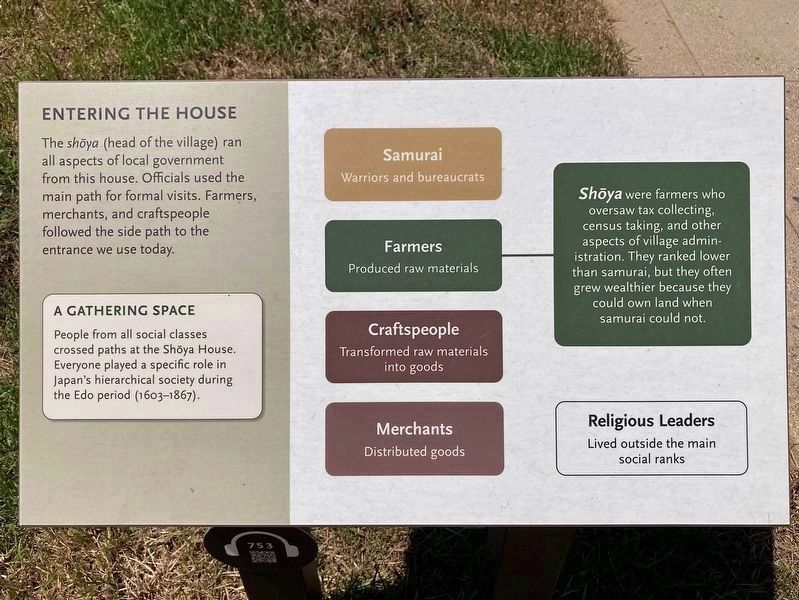 Entering the House. Click for full size. Entering the House image. Click for full size.
