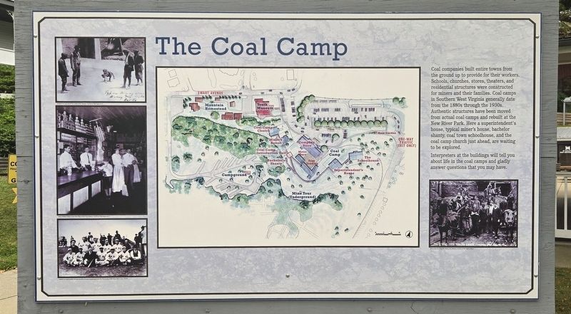 The Coal Camp Marker image. Click for full size.