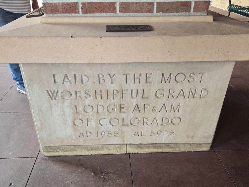 Larimer County Courthouse 1955 Cornerstone. Click for full size. Larimer County Courthouse 1955 Cornerstone image. Click for full size.