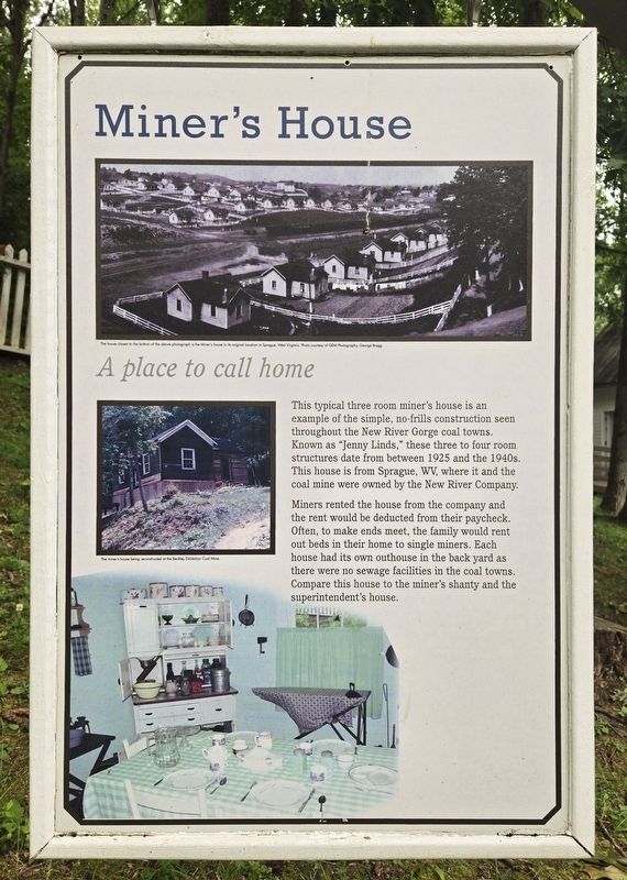 Miner's House Marker. Click for full size. Miner's House Marker image. Click for full size.