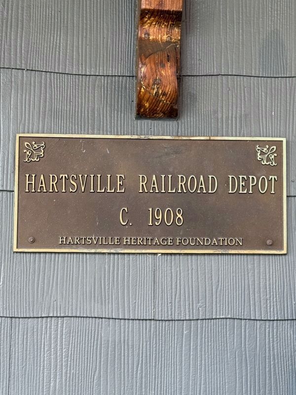 Hartsville Passenger Plaque. Click for full size. Hartsville Passenger Plaque image. Click for full size.