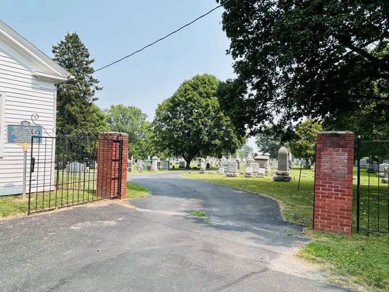 Cemetery next to the Old Town Hall.. Click for full size. Cemetery next to the Old Town Hall. image. Click for full size.