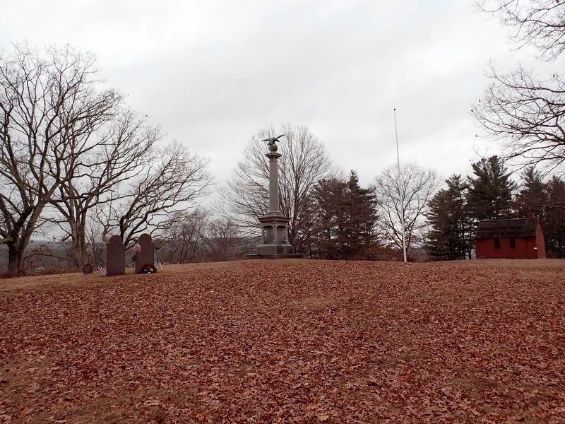 Major Gen. Joseph Spencer Memorial and Gravestones image. Click for full size.