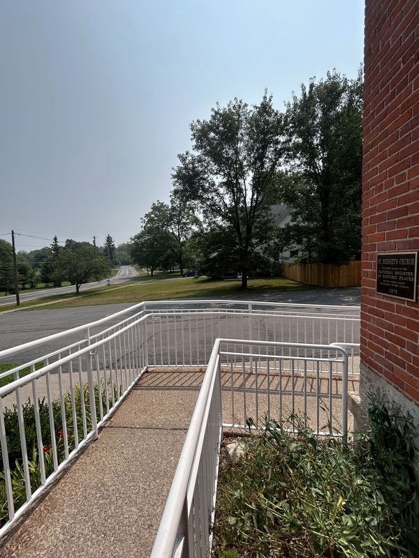 St. Bridget’s Church Marker. Click for full size. St. Bridget’s Church Marker image. Click for full size.