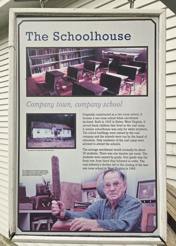 The Schoolhouse Marker image. Click for full size.