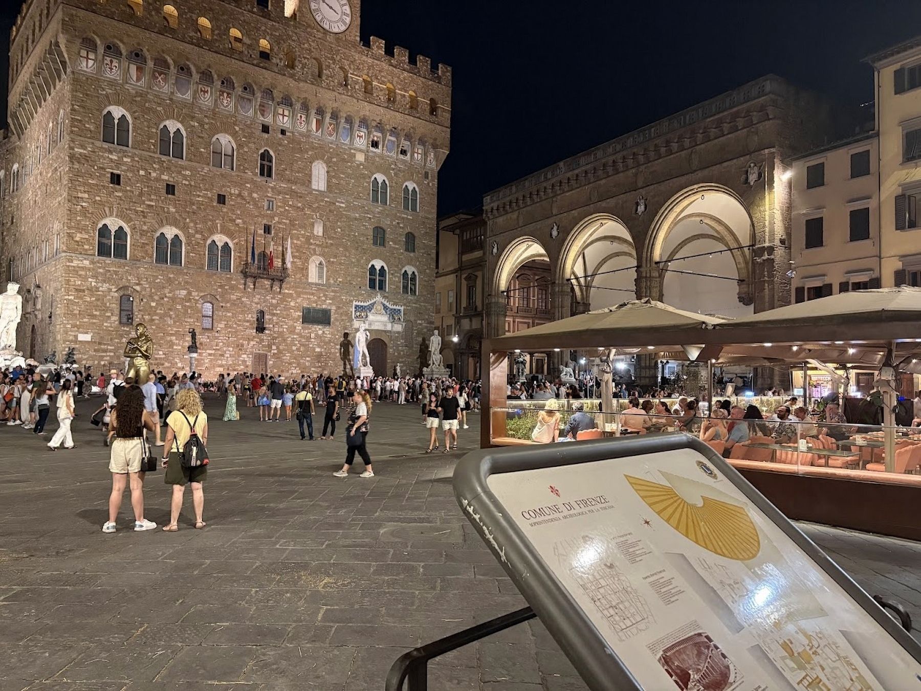 Piazza della Signoria image. Click for full size.