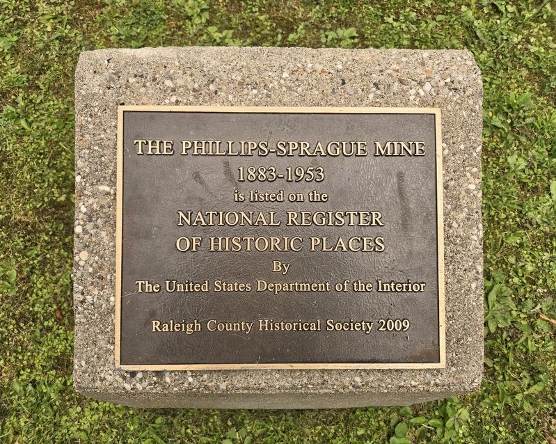 The Phillips-Sprague Mine Marker image. Click for full size.