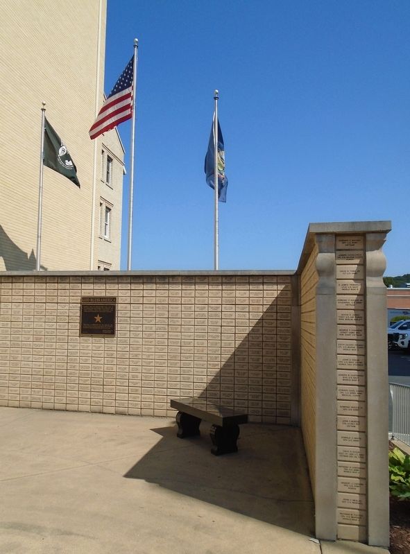 Indiana County War Memorial Wall image. Click for full size.