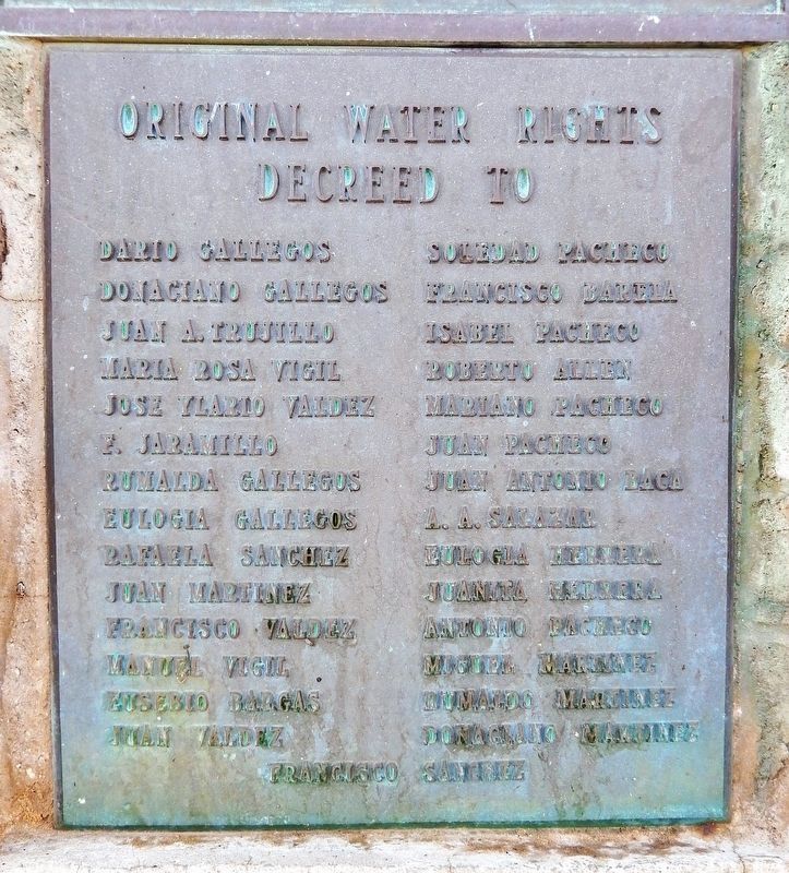Original Water Rights Marker image. Click for full size.