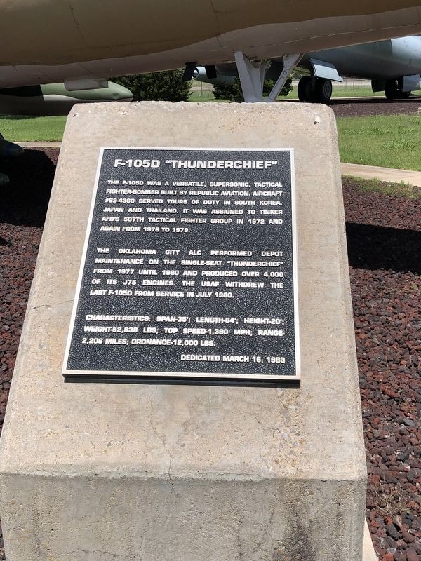 F-105D �Thunderchief� Marker image. Click for full size.