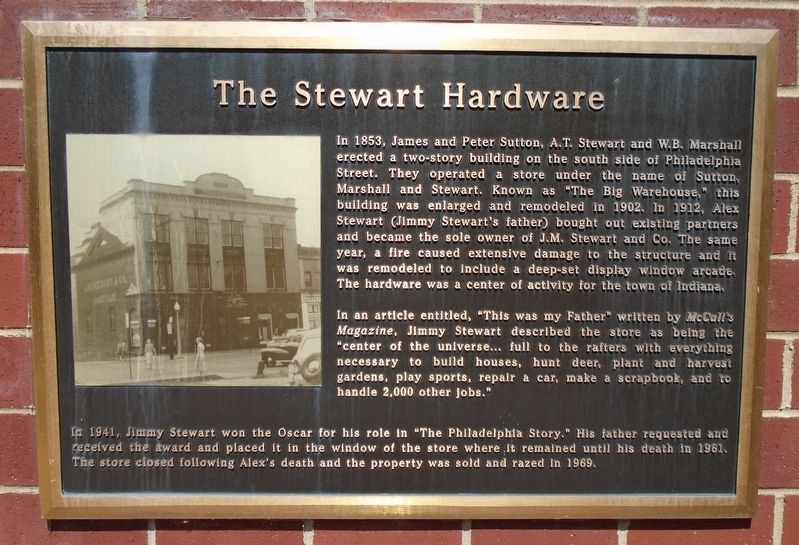 The Stewart Hardware Marker image. Click for full size.