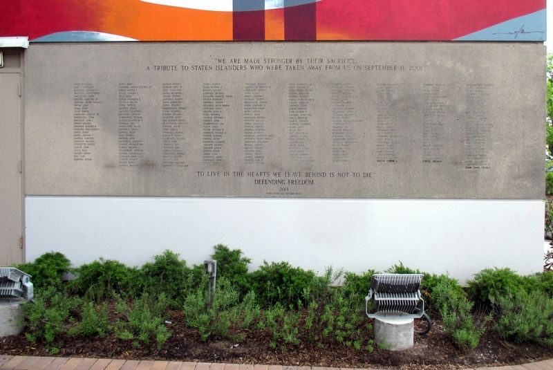 Memorial Wall Marker. Click for full size. Memorial Wall Marker image. Click for full size.