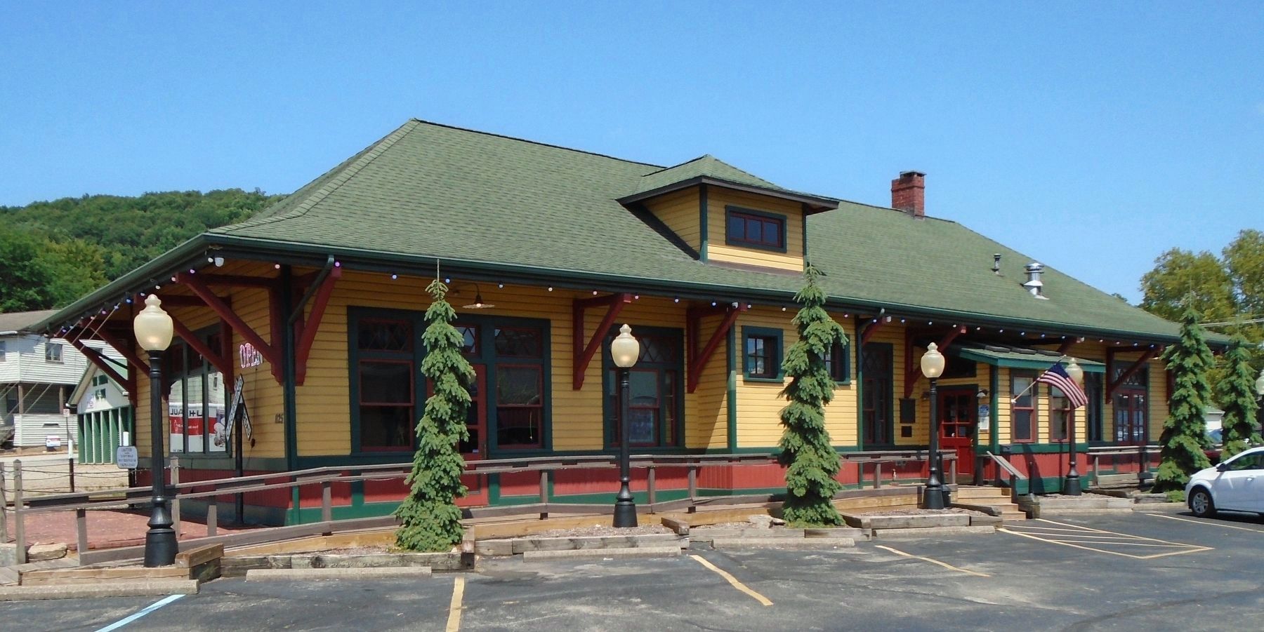 Buffalo, Rochester & Pittsburgh Railway Station. Click for full size. Buffalo, Rochester & Pittsburgh Railway Station image. Click for full size.