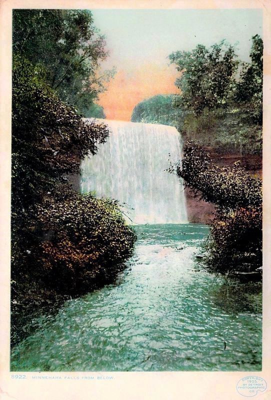 1905 Postcard View of Minnehaha Falls. Click for full size. 1905 Postcard View of Minnehaha Falls image. Click for full size.