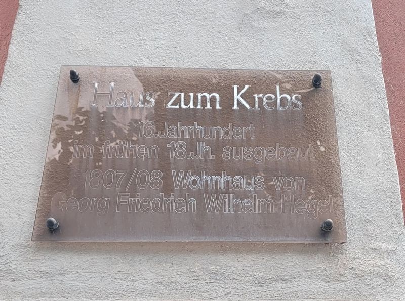 Haus zum Krebs / House of Krebs Marker image. Click for full size.