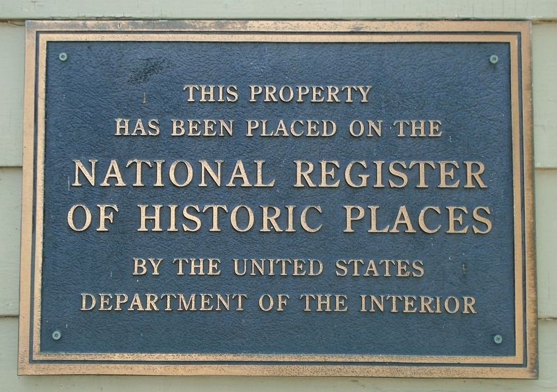 Christian Miller House NRHP Marker image. Click for full size.