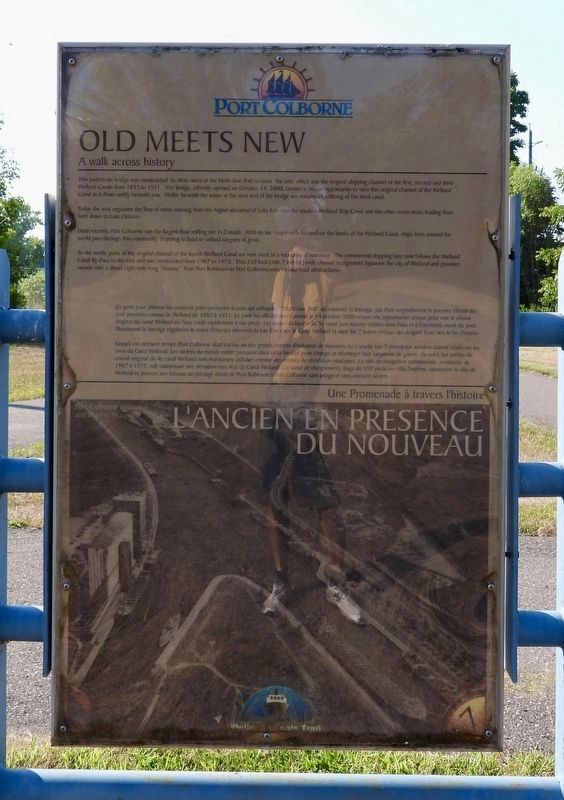 Old Meets New - A Walk Across History - Marker image. Click for full size.