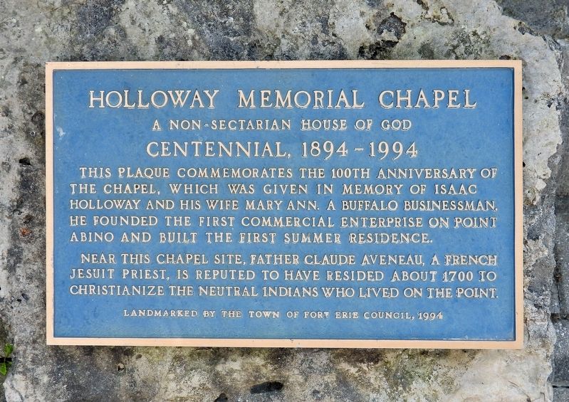 Holloway Memorial Chapel Centennial, 1894 - 1994 - Marker image. Click for full size.