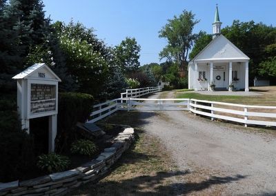 Holloway Memorial Chapel Centennial, 1894 - 1994 - Marker in context image. Click for full size.