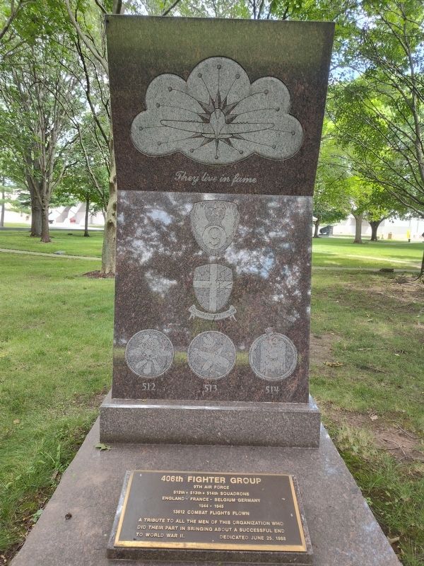 406th Fighter Group Marker. Click for full size. 406th Fighter Group Marker image. Click for full size.