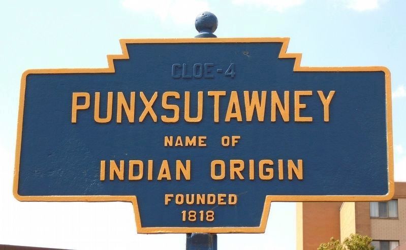 Punxsutawney Marker image. Click for full size.