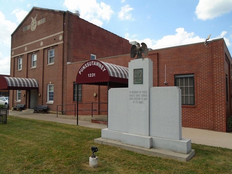 Fraternal Order of Eagles War Memorial. Click for full size. Fraternal Order of Eagles War Memorial image. Click for full size.