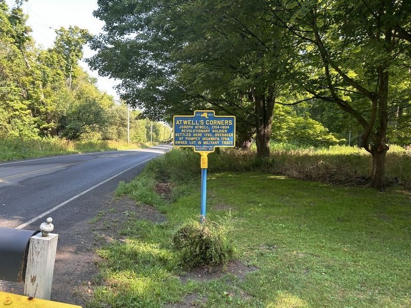 Atwell's Corners Marker. Click for full size. Atwell's Corners Marker image. Click for full size.