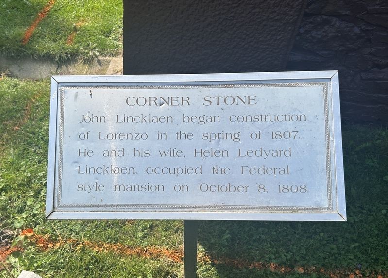 Corner Stone Marker. Click for full size. Corner Stone Marker image. Click for full size.