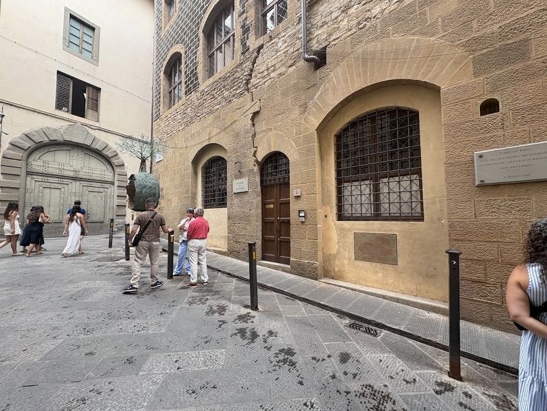 Site of the Via dei Georgofili Bombing Marker image. Click for full size.