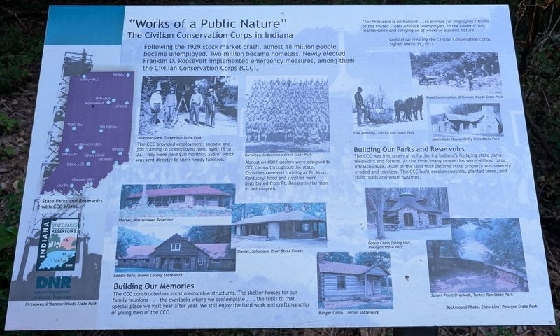 "Works of a Public Nature" Marker image. Click for full size.