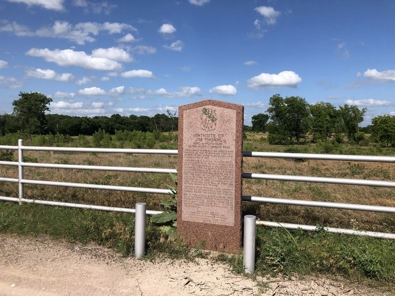 Birthsite of Jim Thorpe Marker image. Click for full size.