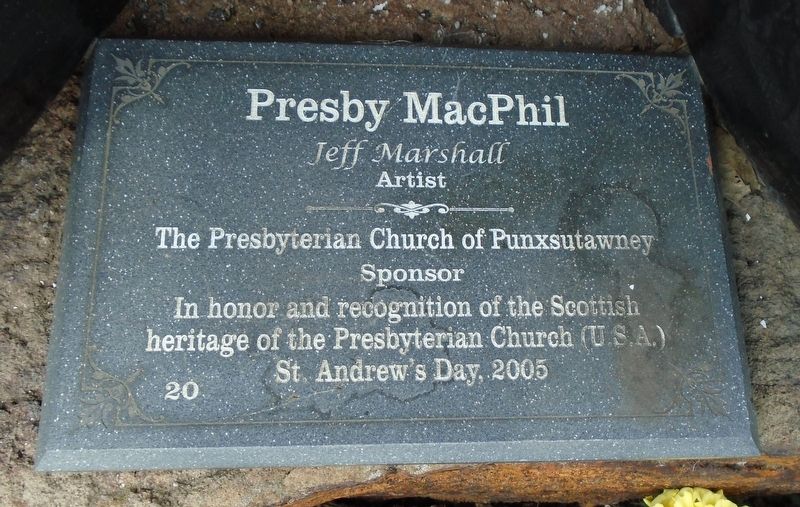 Presby MacPhil Marker image. Click for full size.