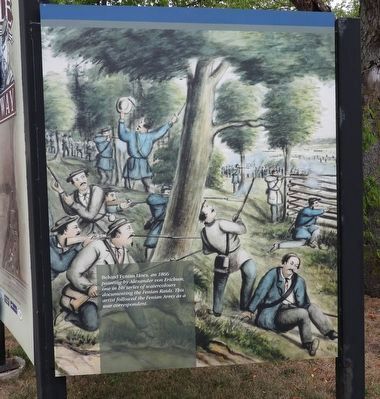 Right panel: Behind Fenian Lines image. Click for full size.