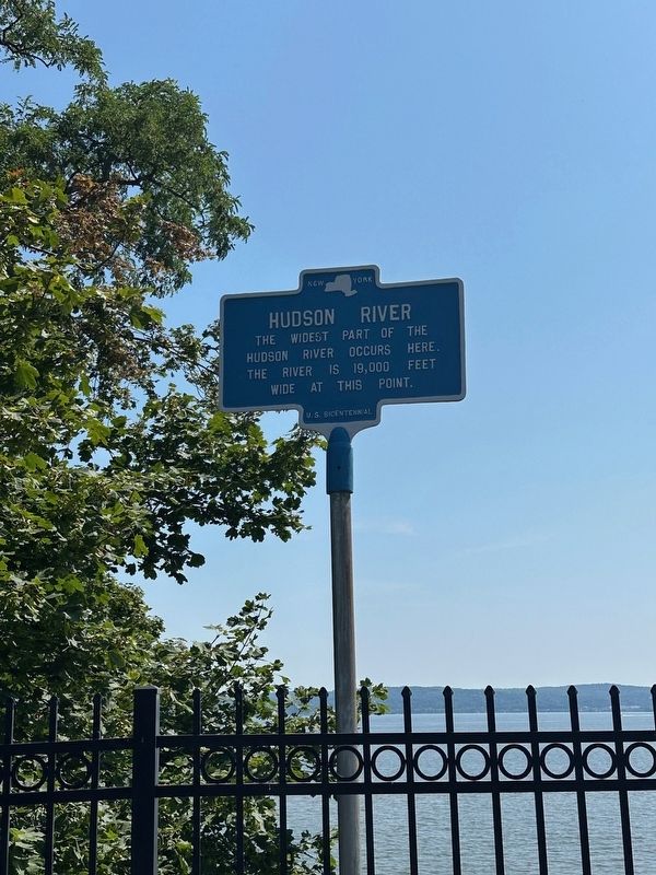 Hudson River Marker. Click for full size. Hudson River Marker image. Click for full size.