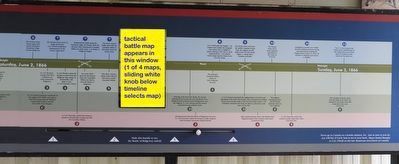 Timeline of Events - Fenian Invasion, 1866 - RIGHT half image. Click for full size.
