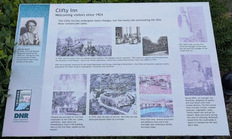 Clifty Inn Marker image. Click for full size.
