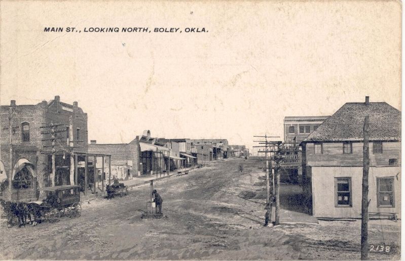 Main Street Looking North, Boley, Oklahoma. Click for full size. Main Street Looking North, Boley, Oklahoma image. Click for full size.