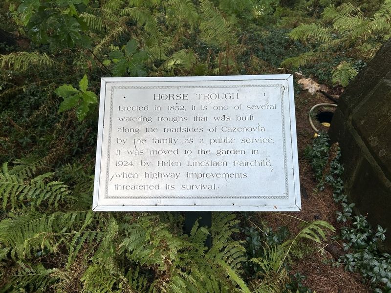 Horse Trough Marker. Click for full size. Horse Trough Marker image. Click for full size.