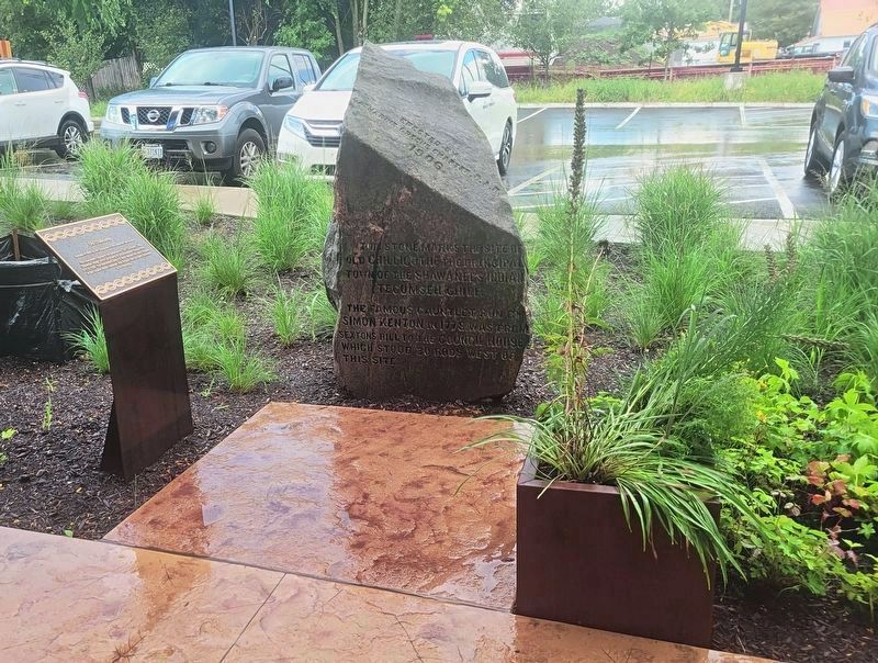 1906 Old Chillicothe Monument and 2024 Interpretive Panel. Click for full size. 1906 Old Chillicothe Monument and 2024 Interpretive Panel image. Click for full size.